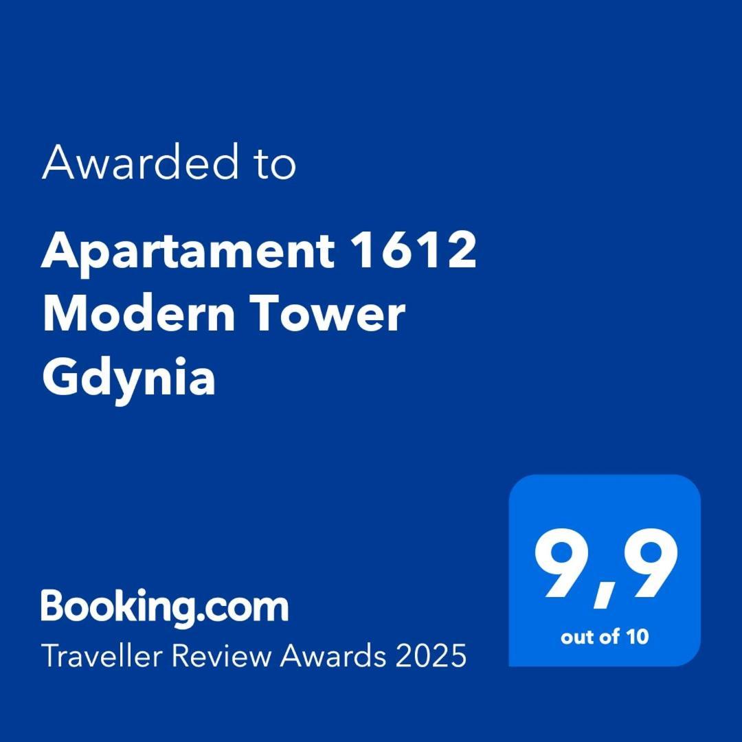 Apartament 1612 Modern Tower Gdynia Kültér fotó